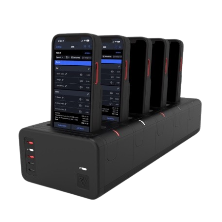 Tableside Oplader – 5 Docks